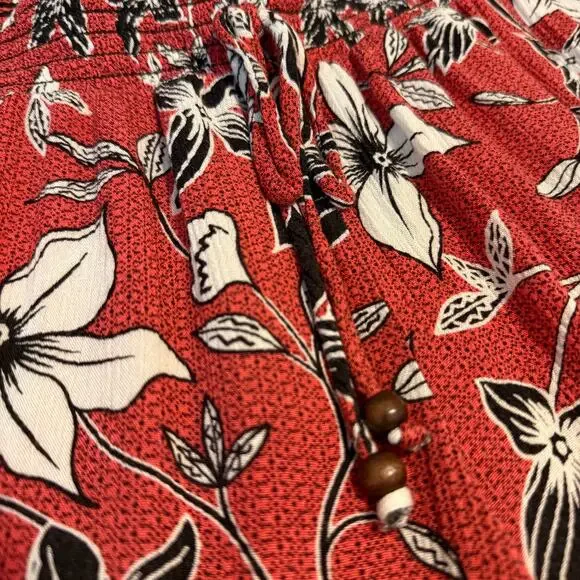 Apt 9 Hawaiian Short Pull On Elastic Waist Womens Medium - Picture 2 of 6